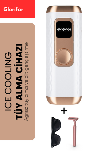 Glorifar Gl-e1095b Ipl Ice Cooling Buz Lazer Epilasyon 999.999 Otomatik Dokun...