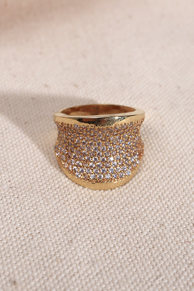 Süspüs Accessories Zircon Stone Large Ring