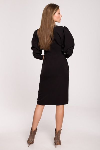 Stylove Dress with puffed sleeves