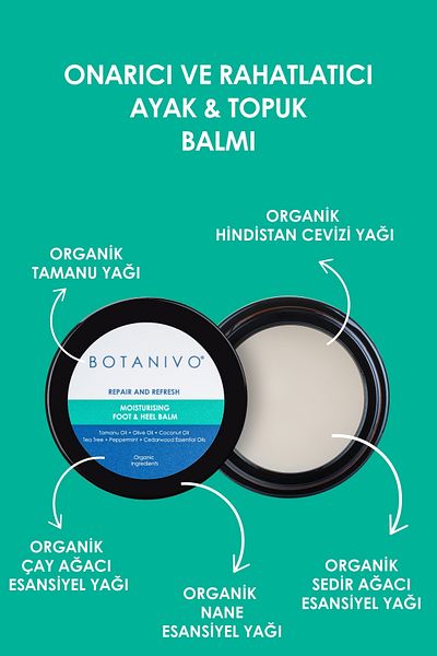 Botanivo Repairing and Relaxing Foot & Heel Balm |   Moisturizer |   30ml
