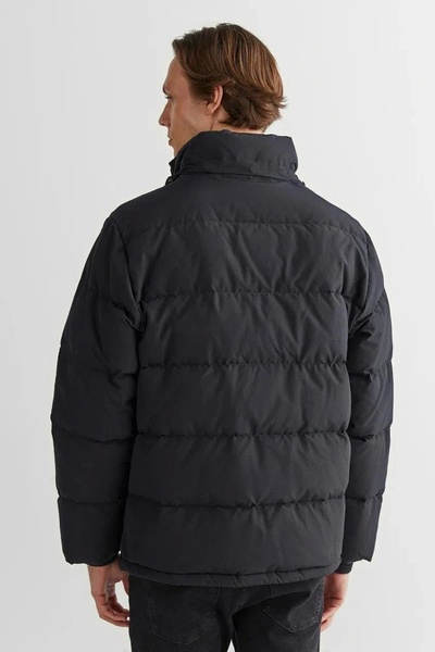Gant Men's Black Hooded Goose down Coat