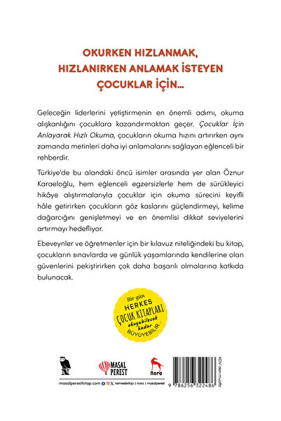 Masalperest Çocuklar İçin Anlayarak Hızlı Okuma - Öznur Karaeloğlu
