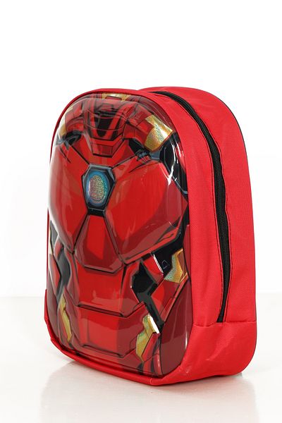 Moricha Rucsac pentru grădiniță pentru băieți cu figurină Red Iron Man