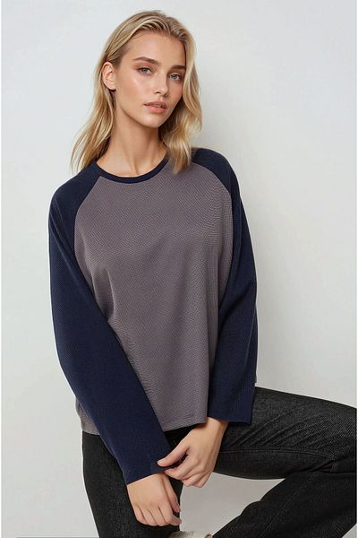 Hiccup Μπλουζάκι με μακρυμάνικο Raglan Crew Neck