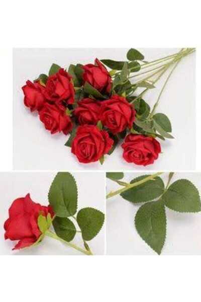 YAPAY ÇİÇEK DERYASI 7ADET Tek Kafa Gül Kız İsteme Nişan Evlilik teklifi SEVGİLİLER GÜNÜ