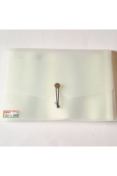 Modellino Vipex White - 13 Compartment A4 File with Bellows, Neon Colors 35X25Cm