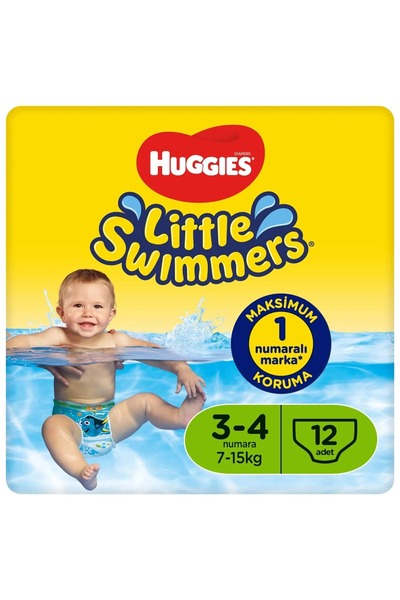 Huggies Huggıes Little Swımmers Mayo Bebek Bezi Beden:3-4 (7-15kg) 36 Adet (3pk*12)