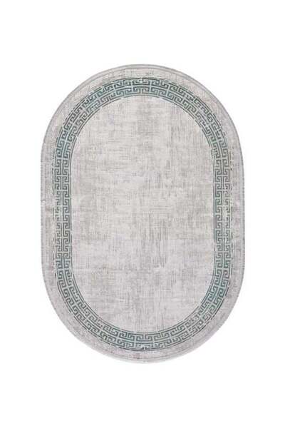 GÜMÜŞSUYU BLACK&BROWN 11298 OVAL HALI YEŞİL