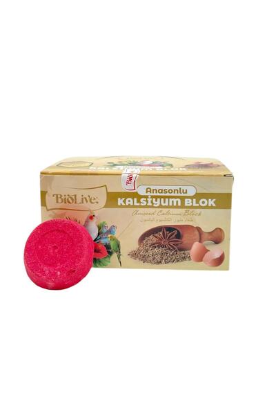 Ans Muhabbet Kuşları İçin Anasonlu Kalsiyum blok 1 Adet