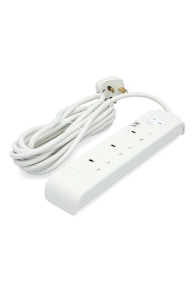 Home Best مجموعة تمديدات متعددة الأسلاك مدمجة 2860 وات 3 مقابس 5 أمتار