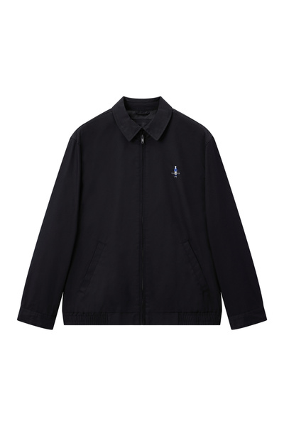 Giordano Men's Lightweight Embroidered Windbreaker Jacket