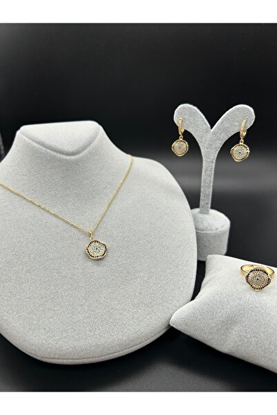 NAZARSETİ Zirkon Dalgalı Nazar Set