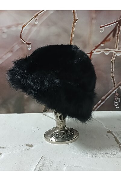 Aydmr Aksesuar Syt Aydmraksesuar ithal Kadın peluş kürklü şapka 24440