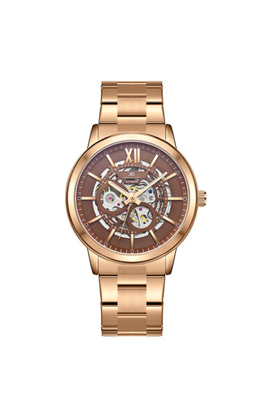 Kenneth Scott Men's Automatic  Brown  Dial Watch - K24324-DBDD