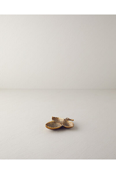 English Home Grön Dekoratif Tepsi 17x16,3x3 cm Gold