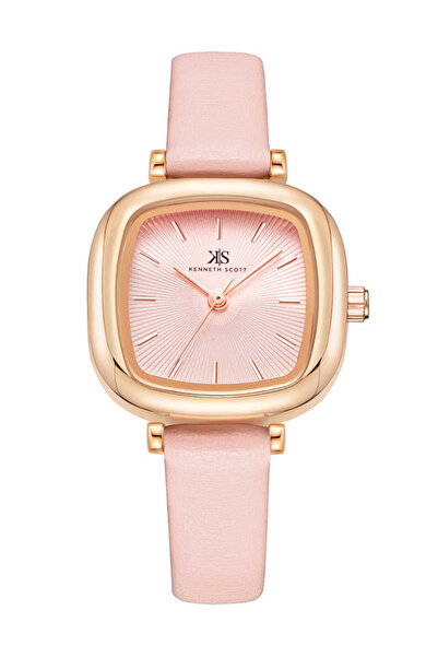 Kenneth Scott Women's Analog Pink Dial Watch - K22525-KLPP
