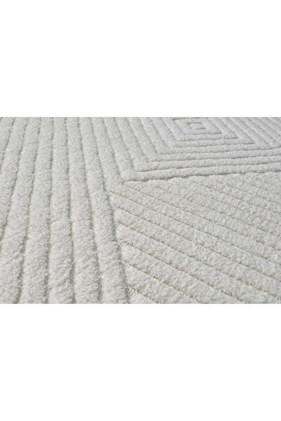 GÜMÜŞSUYU Halı Deco Geo 80010 Krem Halı