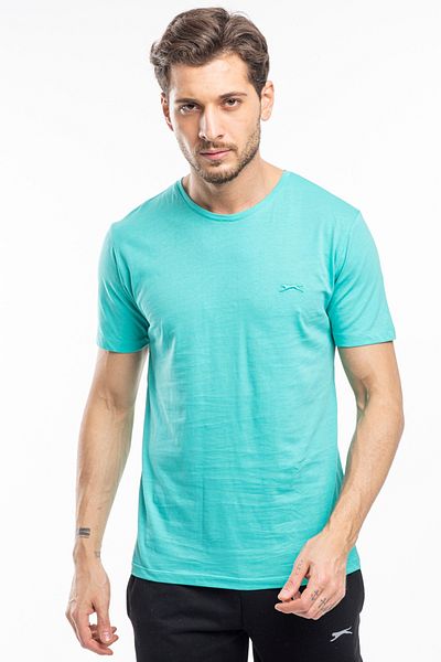 Slazenger Ανδρικό μπλουζάκι Sander Σκούρο Πράσινο