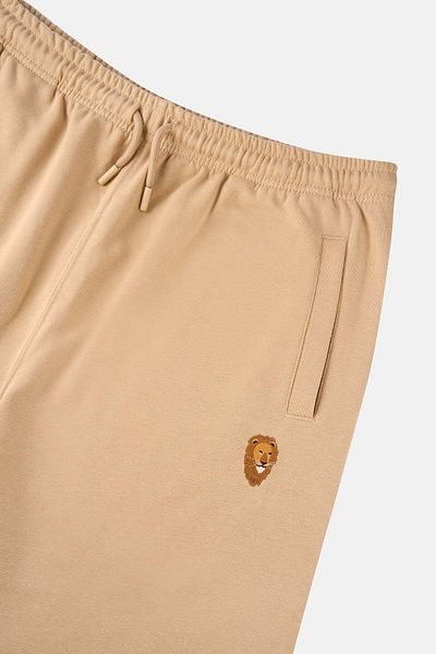 WWF Market Pantaloni de trening pentru bărbați Aslan Soft Fleece - Latte