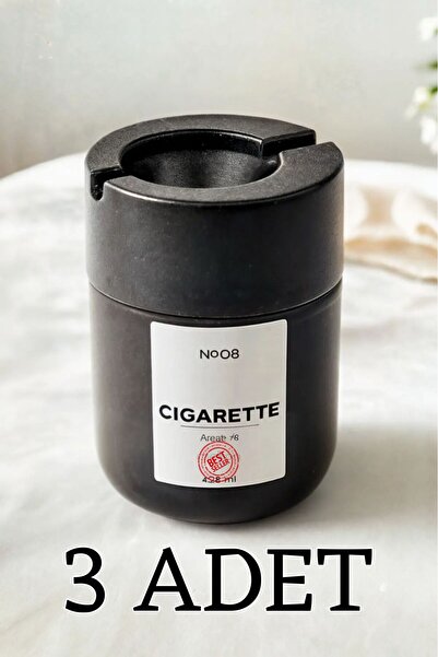 Funny Life 3 Adet Araç İçi Ev Bahçe Kokusuz Cam Küllük 425 CC