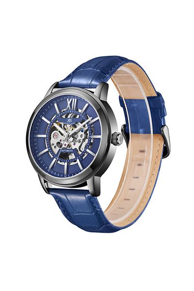 Kenneth Scott Men's Automatic  Blue Dial Watch - K24323-XLNN