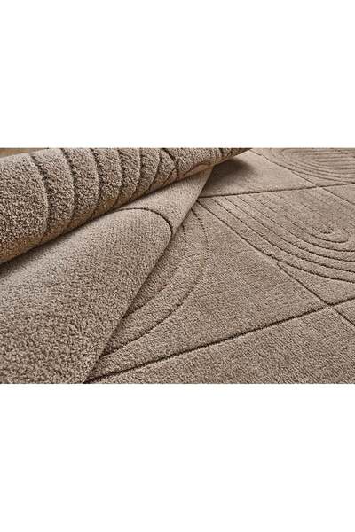 GÜMÜŞSUYU Halı Deco Geo 80011 Kahverengi Halı