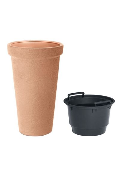 Prosperplast برج زهور بتصميم عصري كلاسيكي، وعاء زهور من الطوب بسعة 86 لترًا