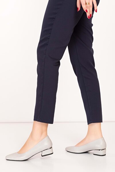 Gondol Hakiki Deri Kısa Topuklu Ayakkabı Vdt.07