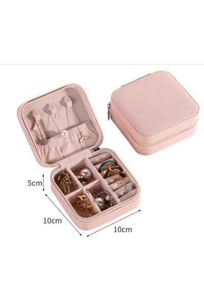 gaman Ey093 Colorful Multi Compartment Jewelry Box - Jewelry Jewelry Organizer - Travel Jewelry Box