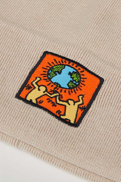 WWF Market Keith Haring World Beanie - Μπεζ