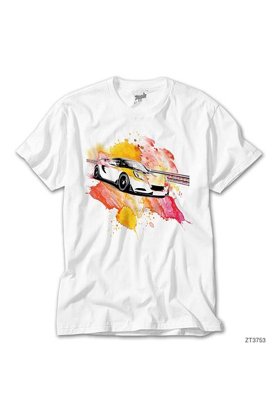 CrowsGate Porsche Zelio S3 Lotus Splash White T-Shirt