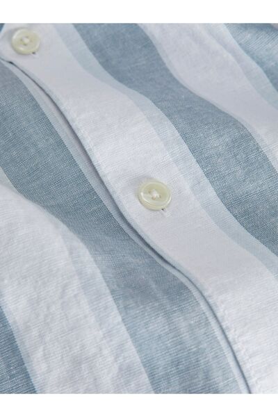 Jack & Jones Cămașă cu mânecă scurtă pentru bărbați, cu dungi minimaliste Jack&Jones - Casual de vară