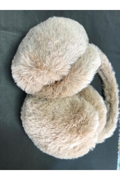 GA Mark Pompom Plush Earmuff Cold Protection