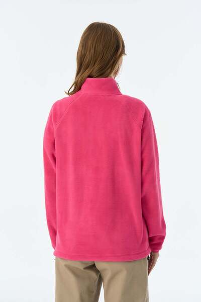 WWF Market Kızıl Tilki Half-Zip Polar - Fuşya