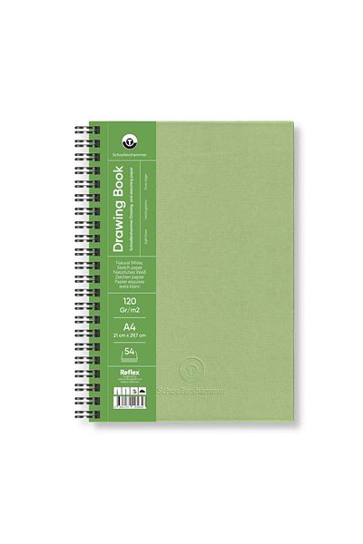 Schoellershammer Drawing Pad Hard Cover Sketch Drawing Pad 120 Gr A4 54 Sheets