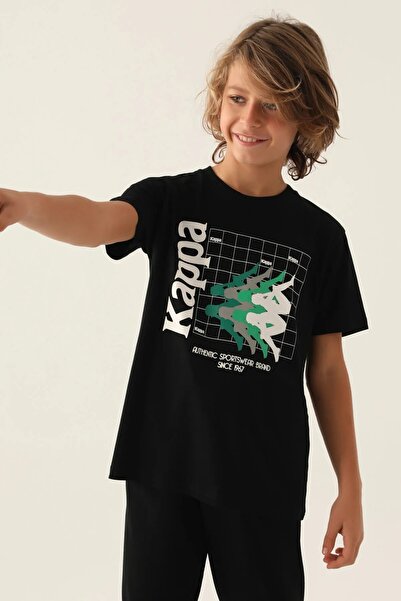 Kappa Cotton Cycling Neck Short Sleeve Boys T-Shirt