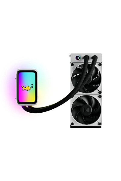 HYTE Thicc Q60 qRGB LCD 240mm Intel-AMD Uyumlu İşlemci Sıvı Soğutucu (FAN-HYT...