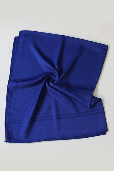 QUM İPEK Ιταλικό Σάλι Jacquard V με σχέδιο - Saks