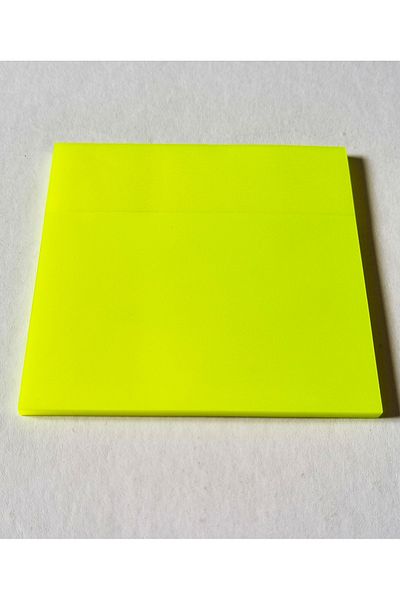 Modellino Neon Glossy 4 Colors Clear Adhesive Square Postit - 50 Sheets Dmnc 75X75Mm