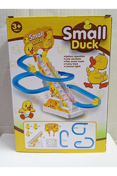 Yurt Oyuncak Merdiven Çıkan Kaydıraktan Kayan Ördekler Işıklı Ve Müzikli Dön Dolaş Oyunu