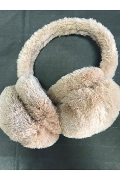 GA Mark Pompom Plush Earmuff Cold Protection