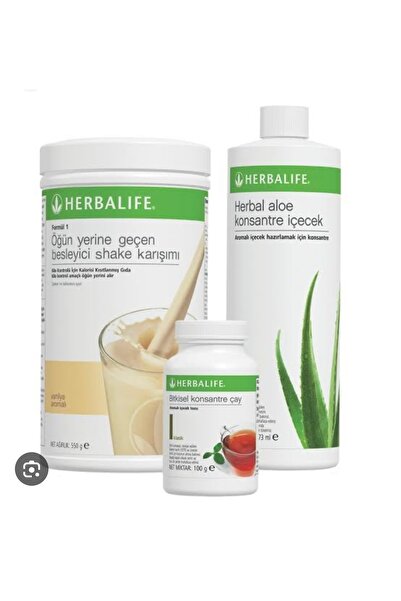 Herbalife Üçlü Paket(SHAKE, ALOE VERA, ÇAY) Istediğiniz Aromaları Sorular Kıs...