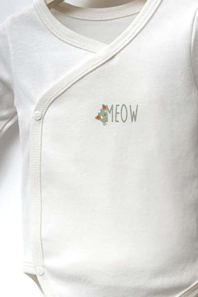 Moi Noi Baby Set - Double Breasted Bodysuit and Pants 100% Cotton