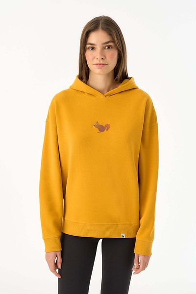 WWF Market Squirrel Supersoft Hoodie - Μουστάρδα