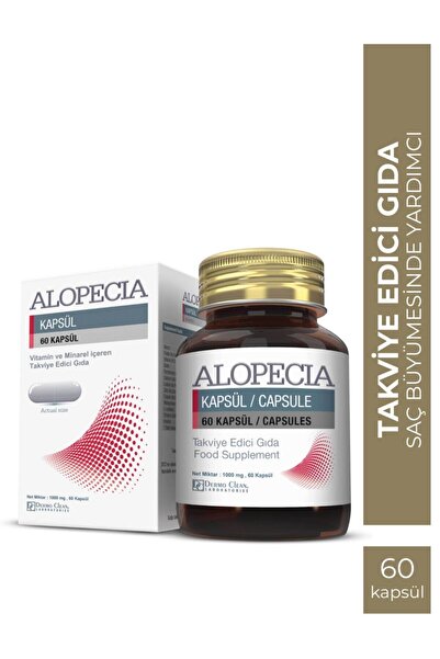 Alopecia 60 Kapsül Saç Büyümesine Yardımcı Gıda Takviyesi