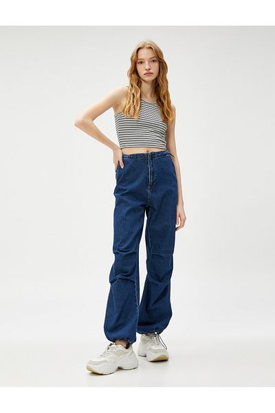 Koton Crop Athlete Halter Neck Slim Cut