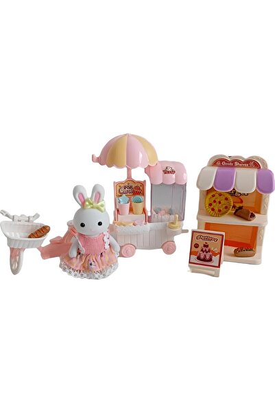 Bay Dreamy Bay Dreamy Mini Tavşan Bisiklet Yemek Standı Seti