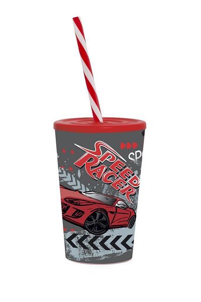 Herevin 340 Cc Patterned Glass with Straw-speed Race-crp