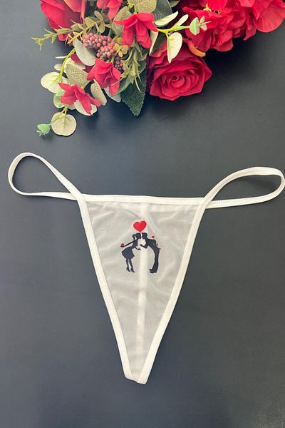 Tina Wear Ψηφιακά εμπριμέ σέξι φανταχτερά εσώρουχα 88001B