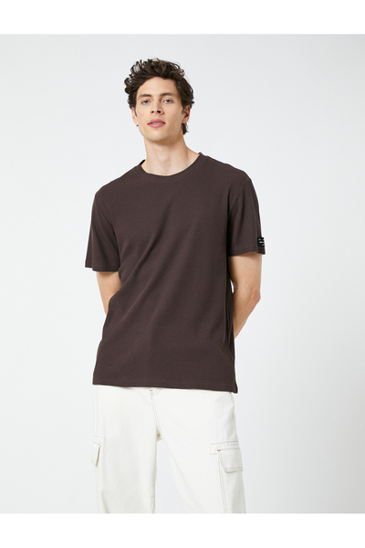 Koton Basic Textured T-Shirt Crew Neck Short Sleeve